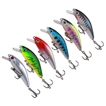 1τμχ Sinking wobbler 3D Eyes Fishing Lure 5,5cm 6,7g Mini Minnow Artificial Hard Bait Crankbait Floating Fishing Tacking