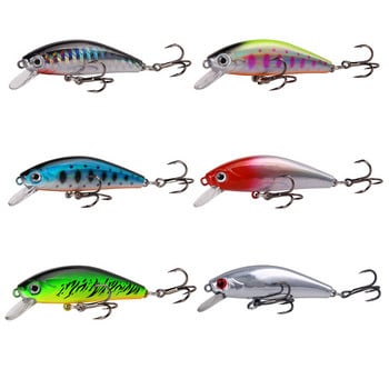 1τμχ Sinking wobbler 3D Eyes Fishing Lure 5,5cm 6,7g Mini Minnow Artificial Hard Bait Crankbait Floating Fishing Tacking