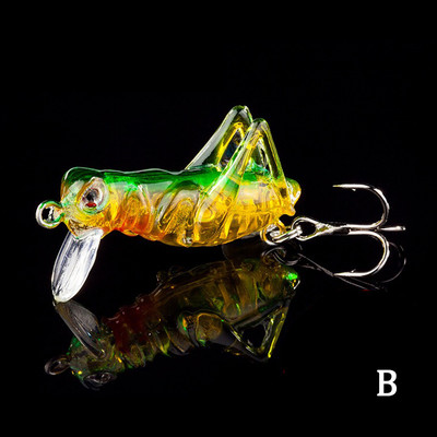 1 tk / partii 4,5 cm 3g Rohutirtsu putukas Püügilandid Lendav vobler Lant kõva sööt Elutruu Kunstsööt Bass Swimbait pesca