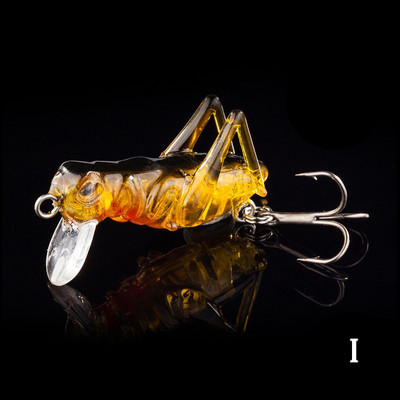 1 tk / partii 4,5 cm 3g Rohutirtsu putukas Püügilandid Lendav vobler Lant kõva sööt Elutruu Kunstsööt Bass Swimbait pesca