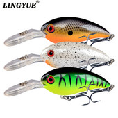 1 buc. Nalucă de pescuit cu manivela momeli artificiale dure 10 cm/15 g Crankbait Jerkbait Wobbler Aparatură de pescuit Bună cârlige înalte