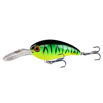 1 бр. Crank риболовна примамка Изкуствени твърди примамки 10 см/15 g Crankbait Jerkbait Wobbler Риболовни принадлежности Добри куки за високи честоти