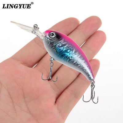 1 buc. Nalucă de pescuit cu manivela momeli artificiale dure 10 cm/15 g Crankbait Jerkbait Wobbler Aparatură de pescuit Bună cârlige înalte