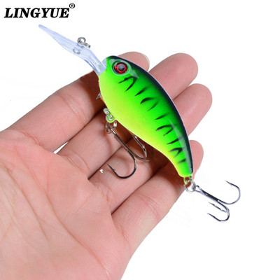 1 buc. Nalucă de pescuit cu manivela momeli artificiale dure 10 cm/15 g Crankbait Jerkbait Wobbler Aparatură de pescuit Bună cârlige înalte