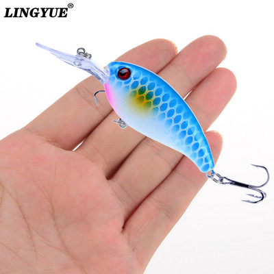 1 buc. Nalucă de pescuit cu manivela momeli artificiale dure 10 cm/15 g Crankbait Jerkbait Wobbler Aparatură de pescuit Bună cârlige înalte