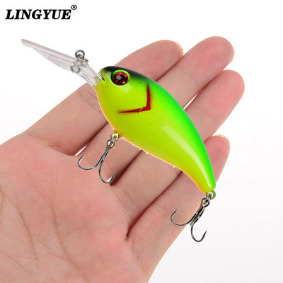 1 buc. Nalucă de pescuit cu manivela momeli artificiale dure 10 cm/15 g Crankbait Jerkbait Wobbler Aparatură de pescuit Bună cârlige înalte
