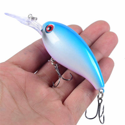 1 buc. Nalucă de pescuit cu manivela momeli artificiale dure 10 cm/15 g Crankbait Jerkbait Wobbler Aparatură de pescuit Bună cârlige înalte