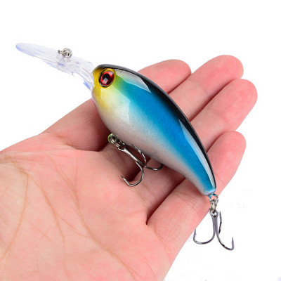 1 buc. Nalucă de pescuit cu manivela momeli artificiale dure 10 cm/15 g Crankbait Jerkbait Wobbler Aparatură de pescuit Bună cârlige înalte