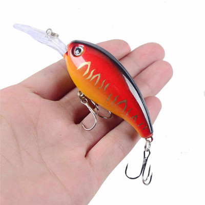 1 buc. Nalucă de pescuit cu manivela momeli artificiale dure 10 cm/15 g Crankbait Jerkbait Wobbler Aparatură de pescuit Bună cârlige înalte