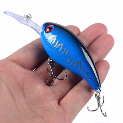 1 buc. Nalucă de pescuit cu manivela momeli artificiale dure 10 cm/15 g Crankbait Jerkbait Wobbler Aparatură de pescuit Bună cârlige înalte