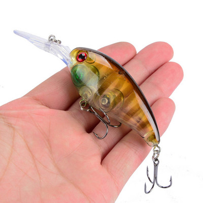 1 buc. Nalucă de pescuit cu manivela momeli artificiale dure 10 cm/15 g Crankbait Jerkbait Wobbler Aparatură de pescuit Bună cârlige înalte