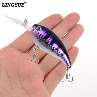 1 buc. Nalucă de pescuit cu manivela momeli artificiale dure 10 cm/15 g Crankbait Jerkbait Wobbler Aparatură de pescuit Bună cârlige înalte