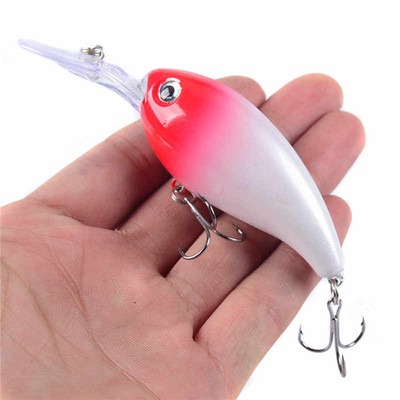 1 buc. Nalucă de pescuit cu manivela momeli artificiale dure 10 cm/15 g Crankbait Jerkbait Wobbler Aparatură de pescuit Bună cârlige înalte