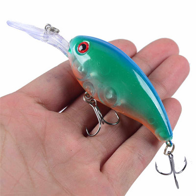 1 buc. Nalucă de pescuit cu manivela momeli artificiale dure 10 cm/15 g Crankbait Jerkbait Wobbler Aparatură de pescuit Bună cârlige înalte