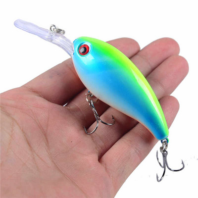 1 buc. Nalucă de pescuit cu manivela momeli artificiale dure 10 cm/15 g Crankbait Jerkbait Wobbler Aparatură de pescuit Bună cârlige înalte