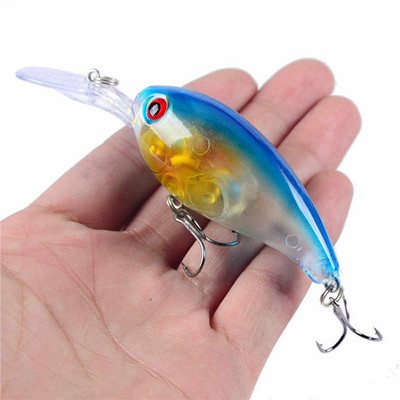 1 buc. Nalucă de pescuit cu manivela momeli artificiale dure 10 cm/15 g Crankbait Jerkbait Wobbler Aparatură de pescuit Bună cârlige înalte