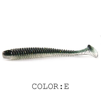 2023 HOT Impact Ring Shad Fishing Lure Soft 63mm 80mm 97mm Plastics Baits Swimbait Jigging LureBait perch Lures