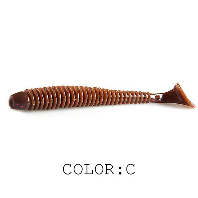 2023 HOT Impact Ring Shad Fishing Lure Meki 63 mm 80 mm 97 mm Plastični mamci Swimbait Jigging LureBait mamci za smuđa