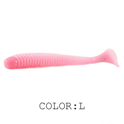 2023 HOT Impact Ring Shad Fishing Lure Meki 63 mm 80 mm 97 mm Plastični mamci Swimbait Jigging LureBait mamci za smuđa