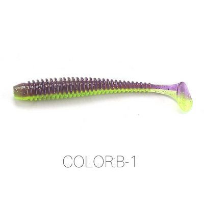 2023 HOT Impact Ring Shad Fishing Lure Meki 63 mm 80 mm 97 mm Plastični mamci Swimbait Jigging LureBait mamci za smuđa