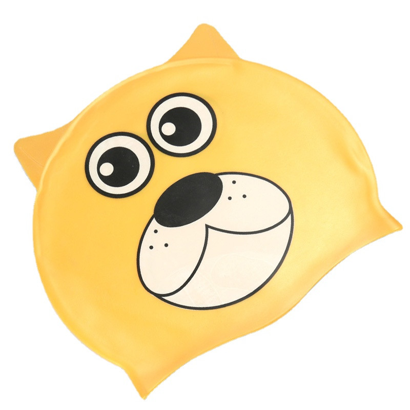 Multikas armsad loomad lastele silikoonist ujumismüts, pehme veekindel poistele, tüdrukutele, lastele universaalne ujumismüts, basseini tarvikud