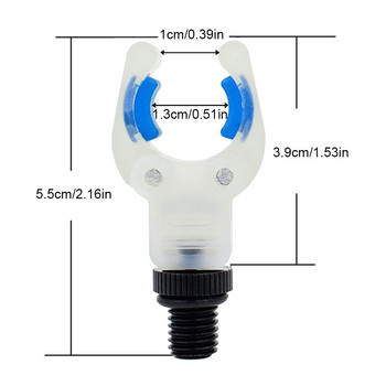 1/2 бр. Светещи носещи глави за носещи въдици U-образна стойка за шарански въдици Поставка за глава Преносим държач Щипки Скоба за въдица