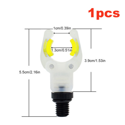 1/2 buc. Capete de suport pentru undițe de pește luminoase, în formă de U, pentru crap, pentru undița de pescuit, cap de odihnă, cleme portabile, suport pentru undița de pescuit