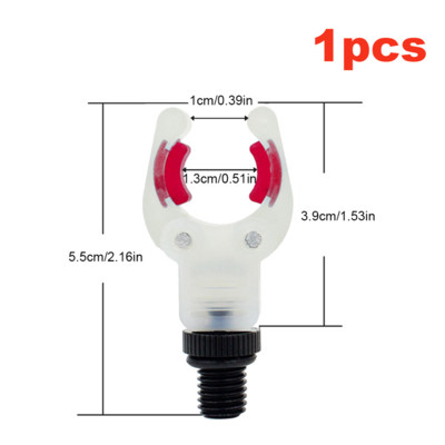 1/2 buc. Capete de suport pentru undițe de pește luminoase, în formă de U, pentru crap, pentru undița de pescuit, cap de odihnă, cleme portabile, suport pentru undița de pescuit