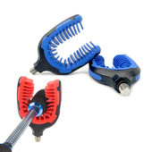 Κεφαλή στηρίγματος για καλάμι ψαρέματος σιλικόνης Μπλε/Κόκκινες λαβές σιλικόνης λαβή για καλάμι ψαρέματος κεφαλής