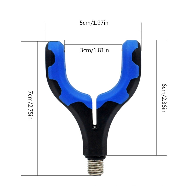 UShaped Fishing Rod Rest Head Hrubý kaporský rybársky prút Rest Rybárske náčinie Grippers Rest Rybárske príslušenstvo Ľahko použiteľné