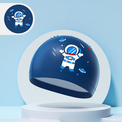 Παιδικά σκουφάκια κολύμβησης αγόρια κορίτσια Παιδιά χαριτωμένα καρτούν καπέλο κολύμβησης με υψηλή ελαστική προστασία αυτιών PU αδιάβροχο σκουφάκι κολύμβησης 2024 Νέο