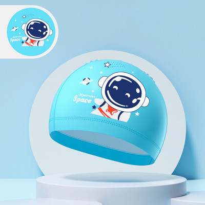 Παιδικά σκουφάκια κολύμβησης αγόρια κορίτσια Παιδιά χαριτωμένα καρτούν καπέλο κολύμβησης με υψηλή ελαστική προστασία αυτιών PU αδιάβροχο σκουφάκι κολύμβησης 2024 Νέο