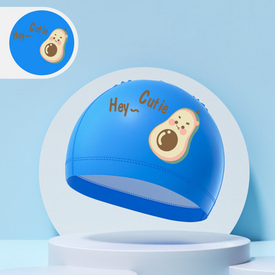 Παιδικά σκουφάκια κολύμβησης αγόρια κορίτσια Παιδιά χαριτωμένα καρτούν καπέλο κολύμβησης με υψηλή ελαστική προστασία αυτιών PU αδιάβροχο σκουφάκι κολύμβησης 2024 Νέο