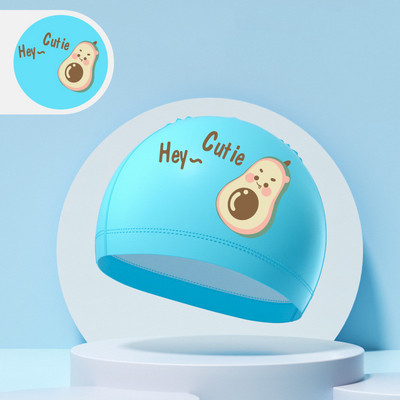 Παιδικά σκουφάκια κολύμβησης αγόρια κορίτσια Παιδιά χαριτωμένα καρτούν καπέλο κολύμβησης με υψηλή ελαστική προστασία αυτιών PU αδιάβροχο σκουφάκι κολύμβησης 2024 Νέο