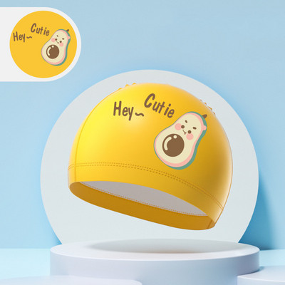 Παιδικά σκουφάκια κολύμβησης αγόρια κορίτσια Παιδιά χαριτωμένα καρτούν καπέλο κολύμβησης με υψηλή ελαστική προστασία αυτιών PU αδιάβροχο σκουφάκι κολύμβησης 2024 Νέο