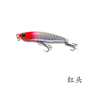 1 τεμ 52 mm 3,2 g Pencil Fishing Lure Noise Attraction Hard Artificial Lure StickBait βυθίζοντας Fish Factory Wobbler Bait minnow