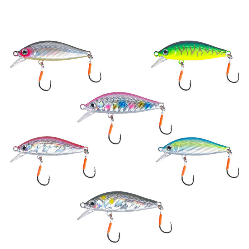 Japanski mamac za pecanje potočne pastrve Peche Leurre 50 mm 3,2 g tonući mali mamac Umjetni mamac za smuđa i štuku