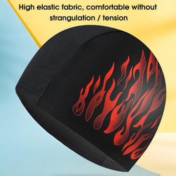 Полезна шапка за плуване Издръжлив слънцезащитен крем Устойчив на износване Еластична защита за уши Шапка за плуване Шапка за плувен басейн против напукване