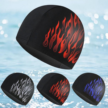 Полезна шапка за плуване Издръжлив слънцезащитен крем Устойчив на износване Еластична защита за уши Шапка за плуване Шапка за плувен басейн против напукване