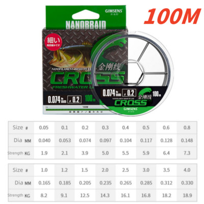 Japanska ekstremno tanka pletena struna za ribolov s 4 niti 100M super jaka PE višestruka struna Glatka žica za pecanje šarana u slanoj vodi