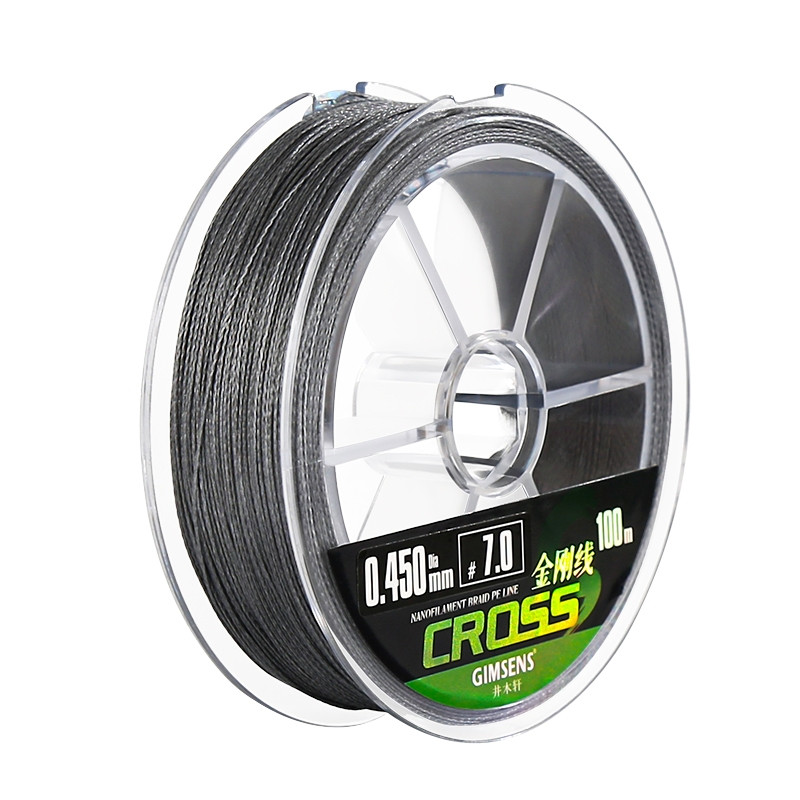 Japanska ekstremno tanka pletena struna za ribolov s 4 niti 100M super jaka PE višestruka struna Glatka žica za pecanje šarana u slanoj vodi