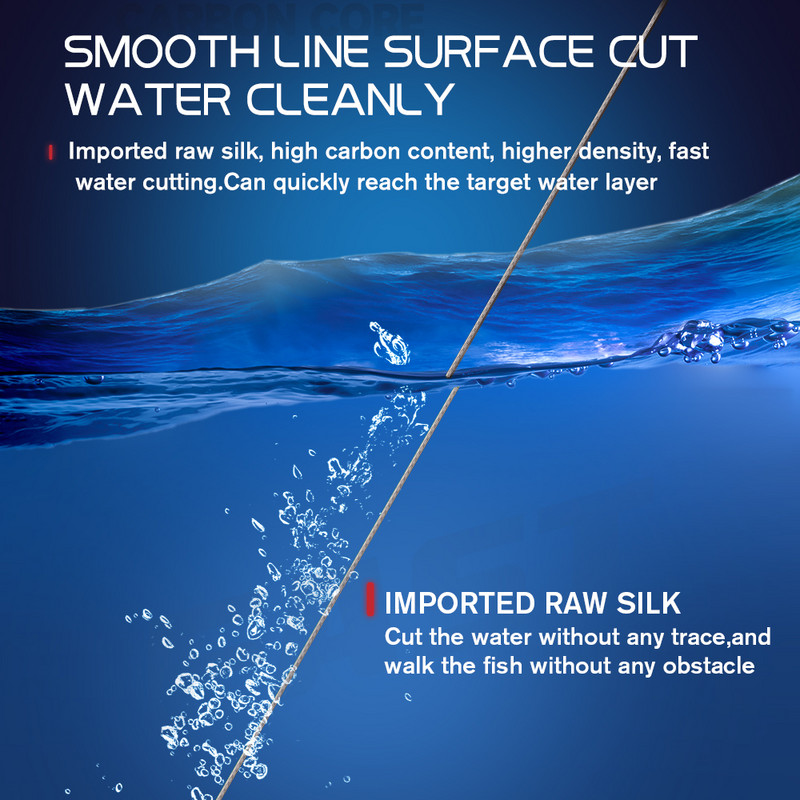 ZUKIBO 4 haruga pruun põimitud õngenöör, multifilament 50M karpkalapüügi Jaapani X4 põimitud traat püügitarvikud PE nöör