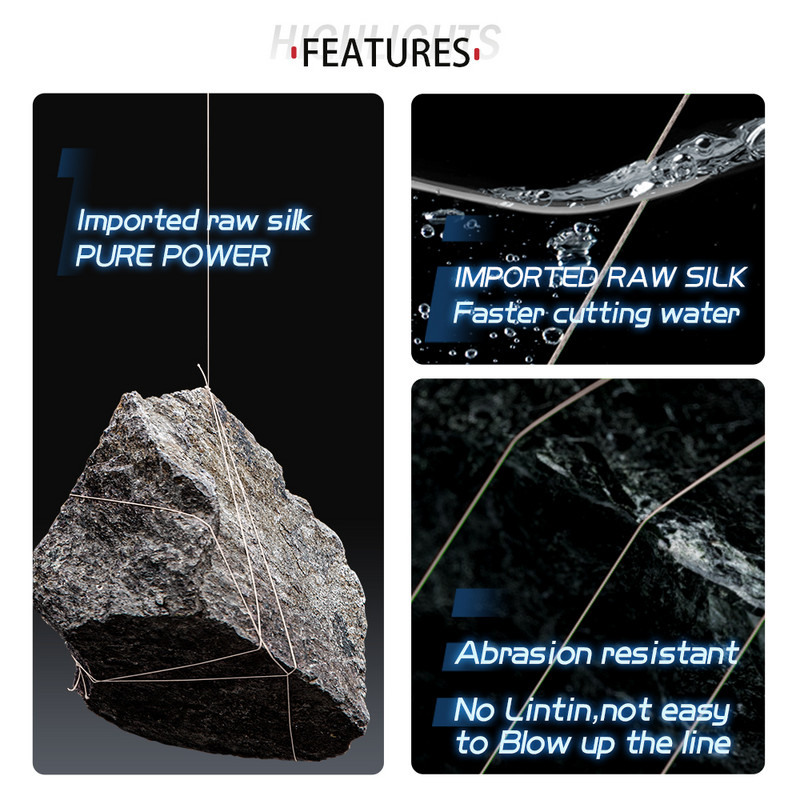 ZUKIBO 4 haruga pruun põimitud õngenöör, multifilament 50M karpkalapüügi Jaapani X4 põimitud traat püügitarvikud PE nöör