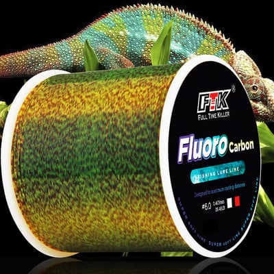 FTK 300/500 m Nevidljiva struna za pecanje Speckle Fluorocarbon Coating Line 0,20 mm-0,50 mm 4,13LB-34,32LB Super jaka točkasta struna