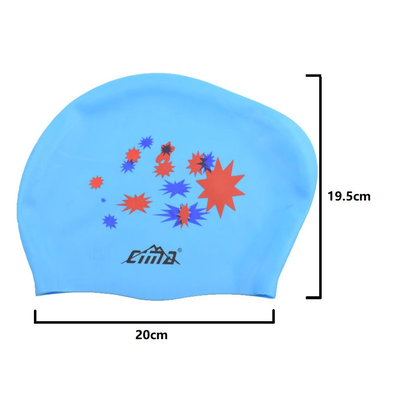 Naiste ujumismütsid Silikoonist Super suured pikkade juustega tüdrukud Veekindel suur ujumismüts naiste sukeldumisvarustusele kõrvatassi kaitse