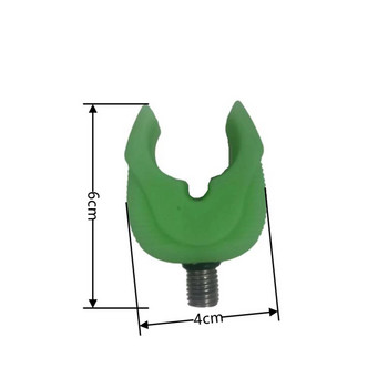 Поставка за въдица за шаран Държач за въдица Резба M3/8 Скоба за поставка за въдица Риболовни инструменти Пръчка Въртяща се опора Глава на стойка за въдица
