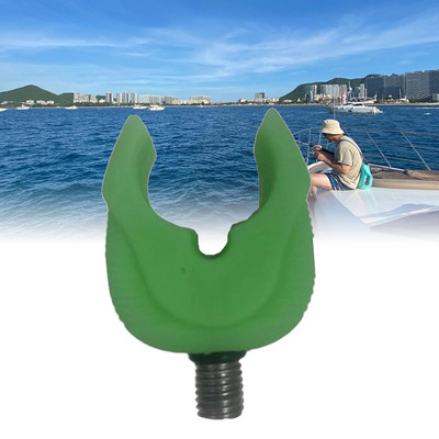 Karpio meškerės atrama Meškerės laikiklio sriegis M3/8 Meškerės atramos spaustukas Žvejybos įrankiai Meškerės sukimosi atrama Meškerės stovo galvutė