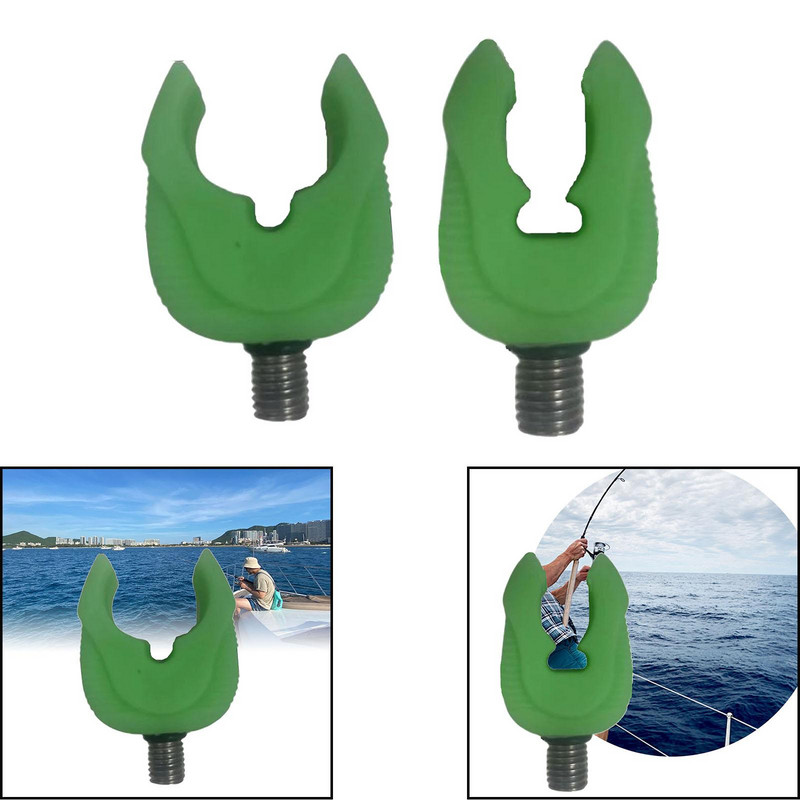 Karpio meškerės atrama Meškerės laikiklio sriegis M3/8 Meškerės atramos spaustukas Žvejybos įrankiai Meškerės sukimosi atrama Meškerės stovo galvutė