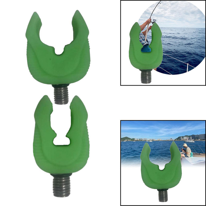 Karpio meškerės atrama Meškerės laikiklio sriegis M3/8 Meškerės atramos spaustukas Žvejybos įrankiai Meškerės sukimosi atrama Meškerės stovo galvutė