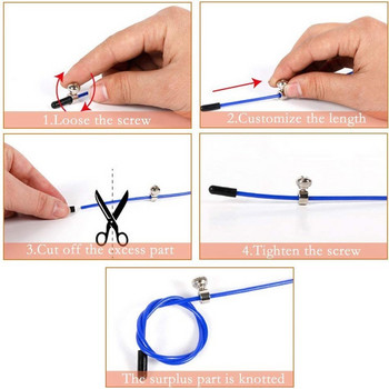 WOSWEIR Crossfit Jump Rope Professional Speed Bearing Skipping for Fitness Workout Προπόνηση Εξοπλισμός MMA Boxing Home Exercise